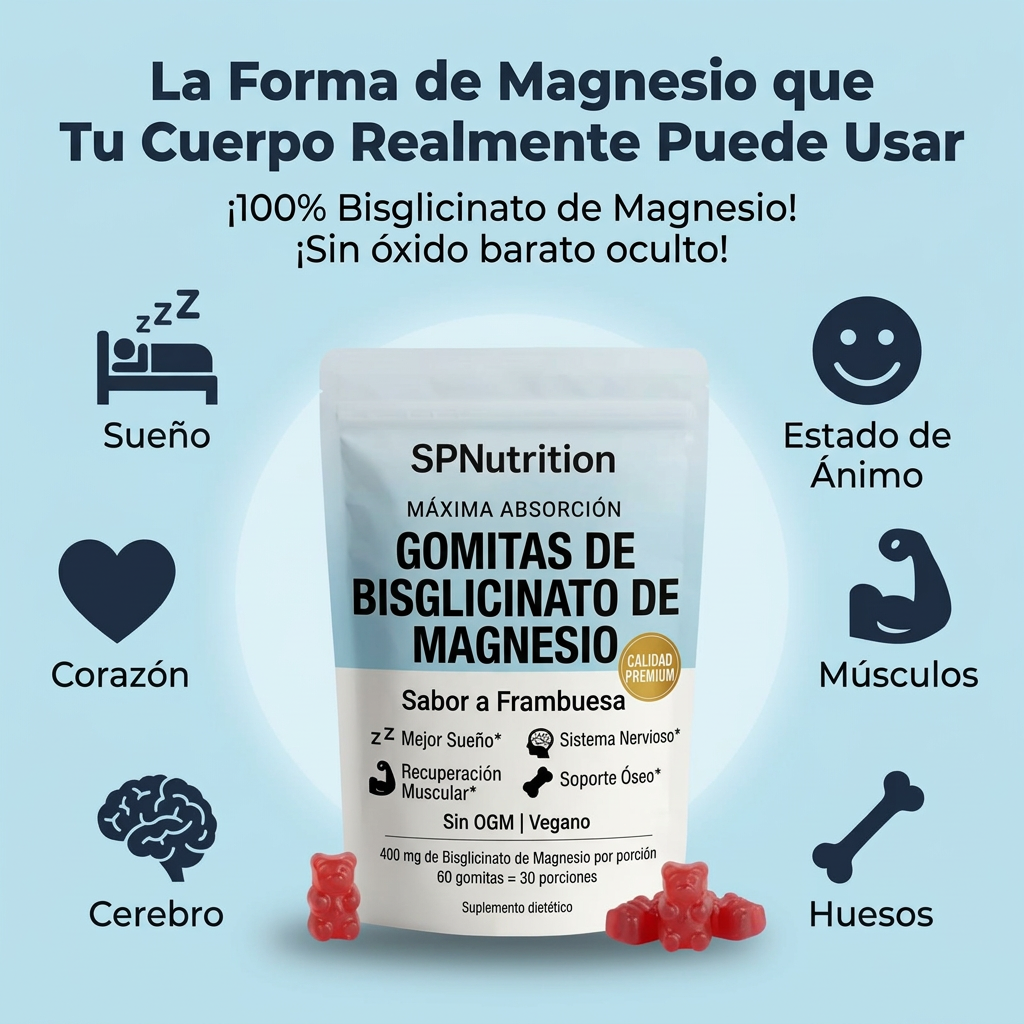 Magnesio Bisglicinato en Gomitas